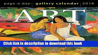 Ebook Art Page-A-Day Gallery Calendar 2016 Free Online