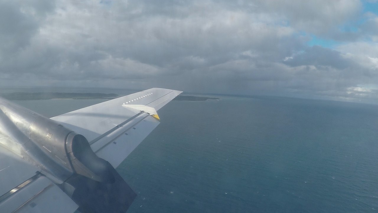 atterrissage ile sainte marie madagascar