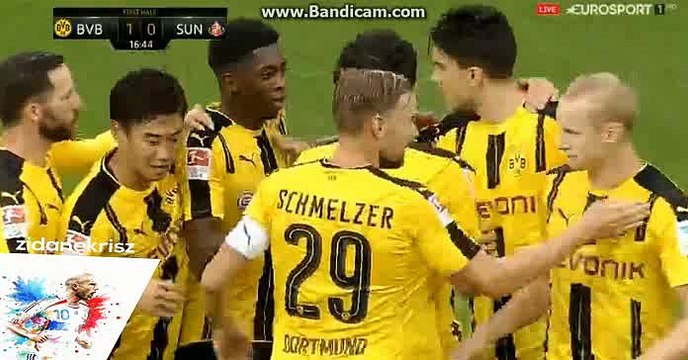 Nuri Şahin Fantastic Goal HD - Borussia Dortmund 1-0 Sunderland - Friendly Match - 05/08/2016