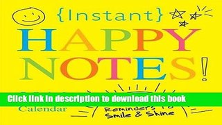 Ebook 2016 Instant Happy Notes Boxed Calendar Free Online