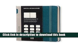 Books Moleskine Pro Collection Professional Notebook, Large, Tide Green, Hard Cover (5 x 8.25)
