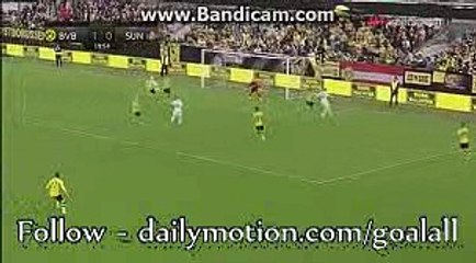 1-0 Nuri Sahin Goal HD - Borussia Dortmund 1-0 Sunderland 05.08.2016