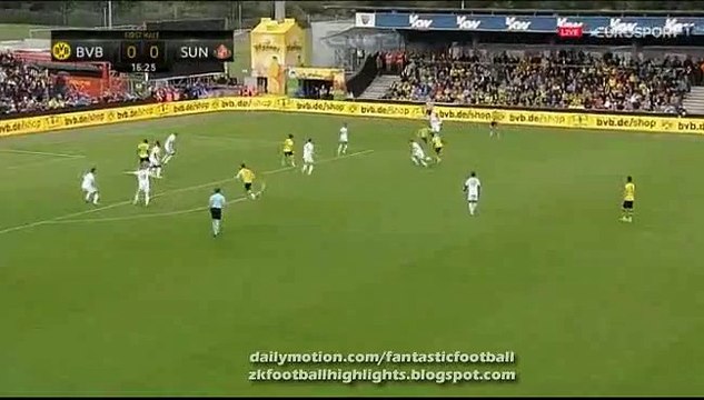 0-1 Nuri Sahin Goal HD - Sunderland 0-1 Borussia Dortmund 05.08.2016 HD