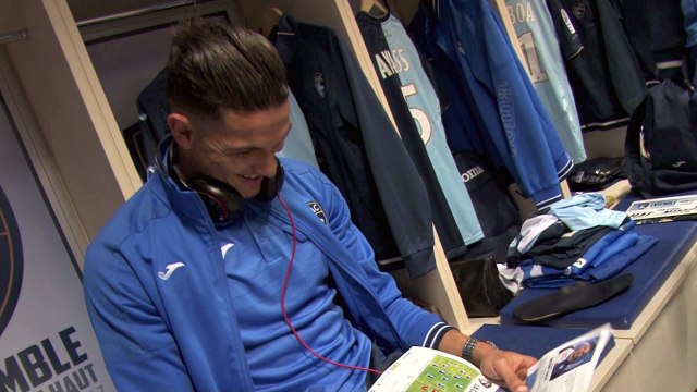 HAC - Nîmes : l'arrivée des joueurs du HAC au Stade Océane