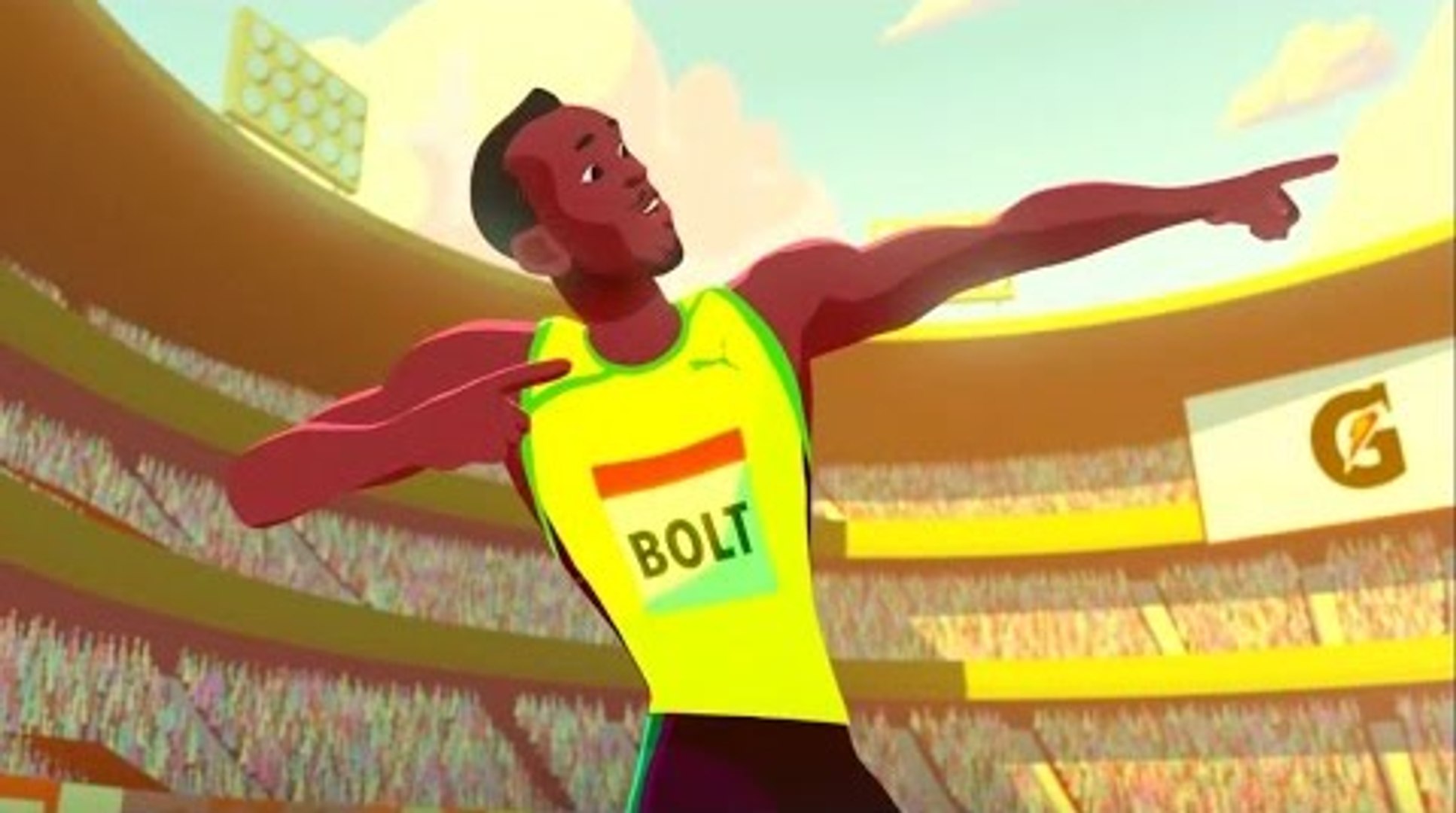 ⁣Amazing story of Jamaican sprinter Usain Bolt