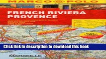 Ebook French Riviera, Provence Marco Polo Map Full Download
