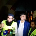 Junaid Jamshed Media Talk outside of CM House