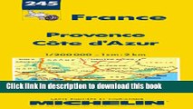 Books Michelin Provence - CÃ´te D Azur / French Riviera Map No. 245 Free Online