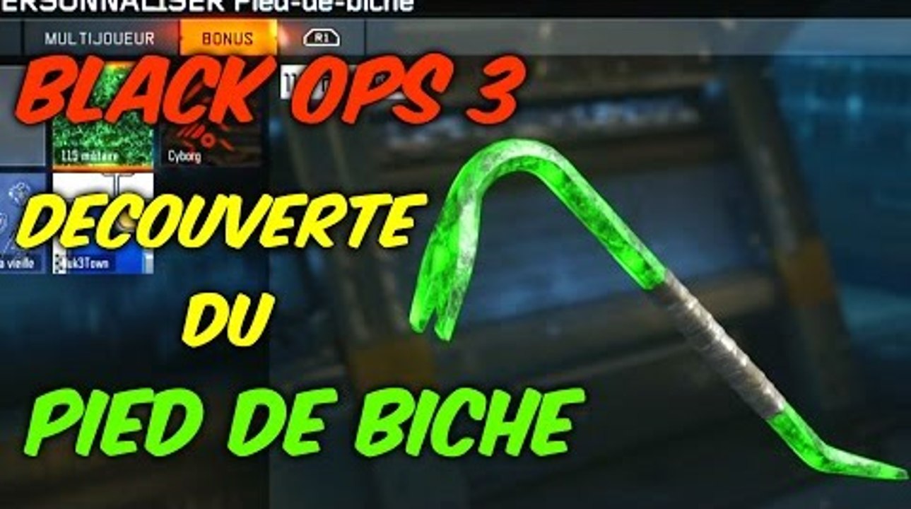 BLACK OPS 3 DECOUVERTE DU PIED DE BICHE