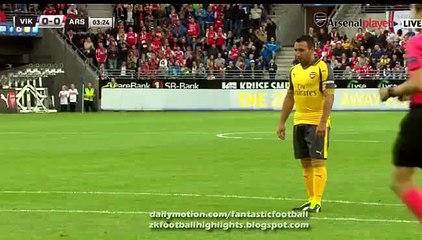 Santi Cazorla Penalty Miss HD - Viking FK vs Arsenal 05.08.2016 HD