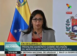 Delcy Rodríguez ratifica solidaridad con Hebe de Bonafini