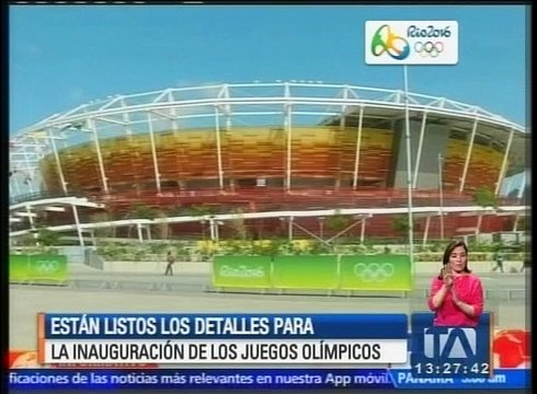 Están listos los detalles para la inauguración de los Juegos Olímpicos