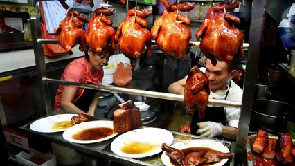 In demand: Singapore's Michelin-starred street food