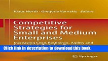 PDF  Competitive Strategies for Small and Medium Enterprises: Increasing Crisis Resilience,