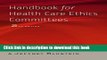 Books Handbook for Health Care Ethics Committees Free Download