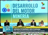 Maduro firma acuerdos de inversión en sector minero