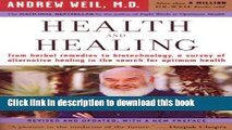 Ebook Health and Healing: The Philosophy of Integrative Medicine and Optimum Health Free Online