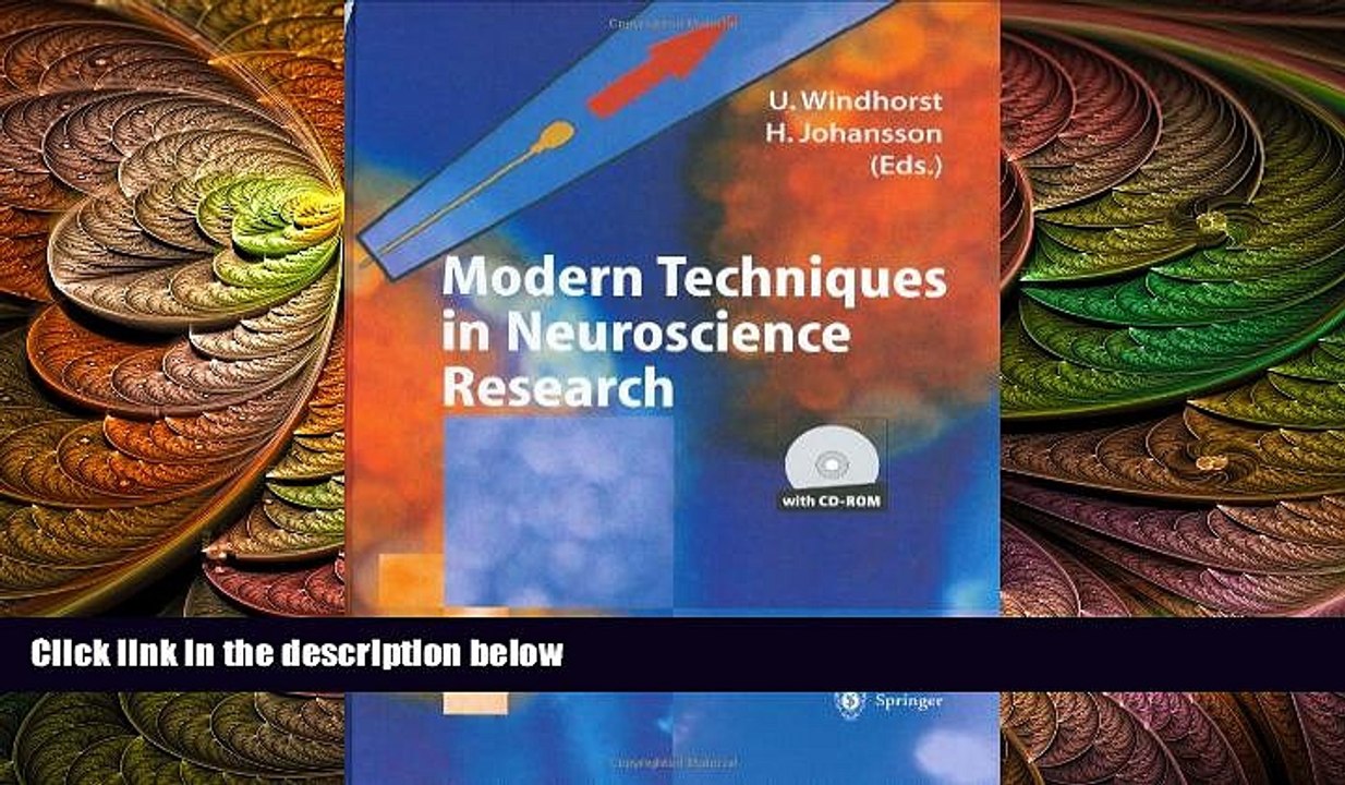 different  Modern Techniques in Neuroscience Research (Springer Lab Manuals)