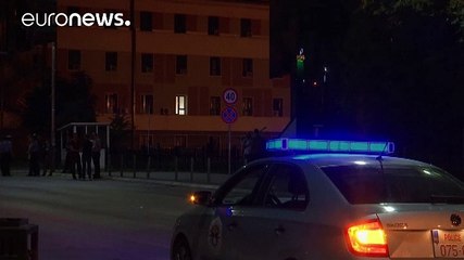 Explosão no Parlamento do Kosovo