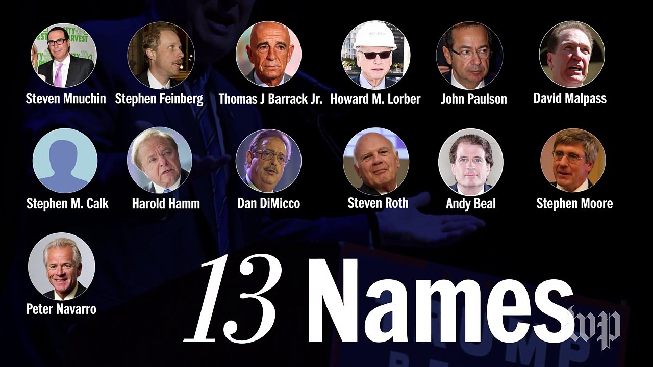 Meet Donald Trump's 'Economic Advisory Council'