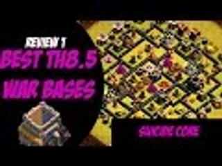 Attacked 5 Times Last War "Randgrid 8.5"| Best TH 8.5 War Base Designs | Clash of Clans