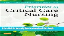 [PDF] Priorities in Critical Care Nursing, 6e (Urden, Priorities in Critical Care Nursing) Read