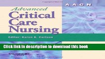 [PDF] AACN Advanced Critical Care Nursing, 1e (AACN S CLINICAL REFERENCE FOR CLINICAL CARE NURSING