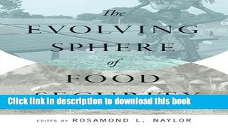 Books The Evolving Sphere of Food Security Free Online