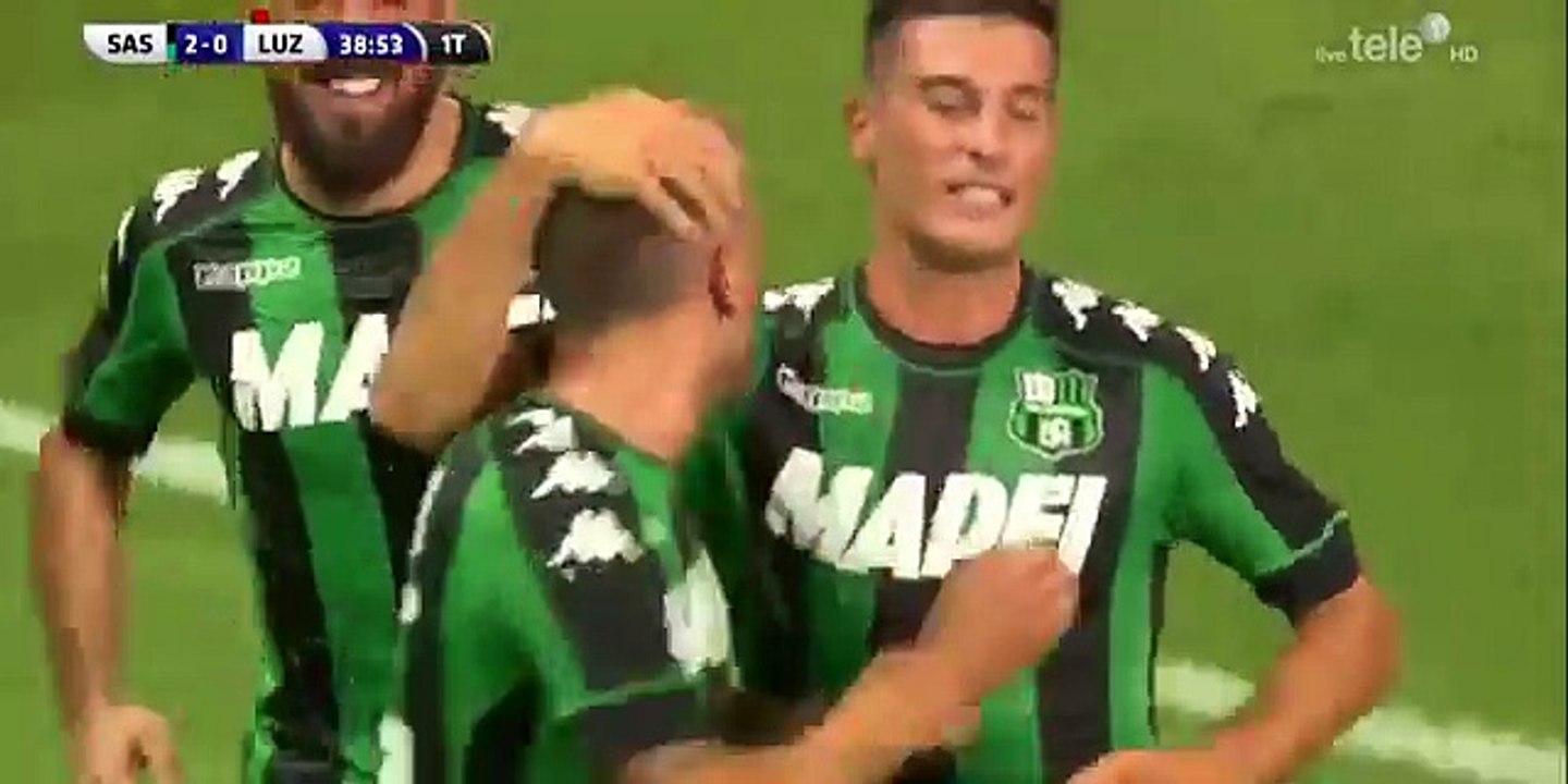 Sassuolo 2:0 Luzern ( Europa League Qualifying 4 August 2016 )