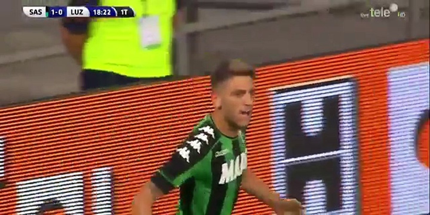 Sassuolo 3:0 Luzern ( Europa League Qualifying 4 August 2016 )