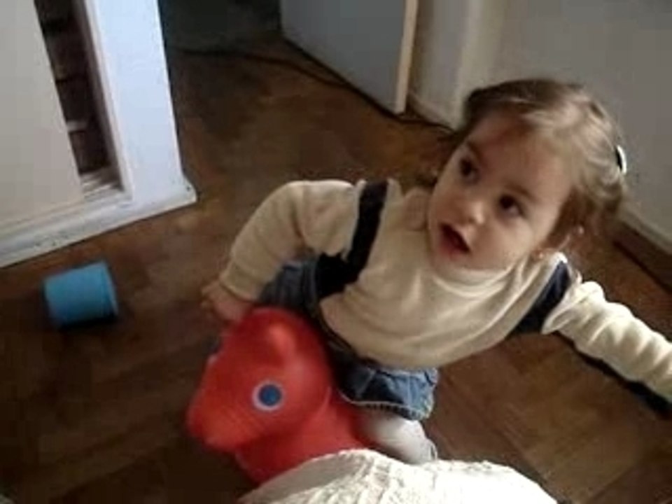 saltando en el caballito
