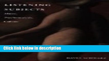 Books Listening Subjects: Music, Psychoanalysis, Culture Free Online