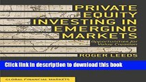 Books Private Equity Investing in Emerging Markets: Opportunities for Value Creation (Global