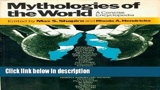 Books Mythologies of the World: A Concise Encyclopedia Free Download