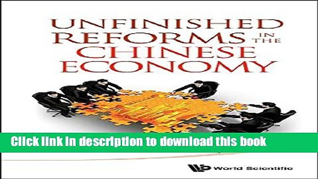 [PDF] Unfinished Reforms in the Chinese Economy Free Books