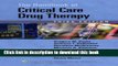 [PDF] Handbook of Critical Care Drug Therapy Read Online