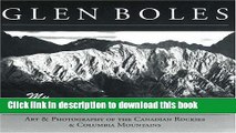 Ebook Glen Boles: My Mountain Album: Art   Photography of the Canadian Rockies   Columbia