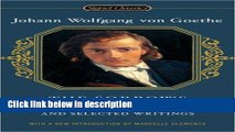 Books The Sorrows of Young Werther and Selected Writings (Signet Classics) Free Online