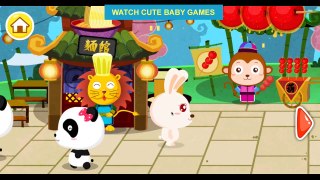 BABY PANDA GAME INCLUDES CUTE BABY LAUGH, EAT AND MAKING NOODLES - BABY GAME