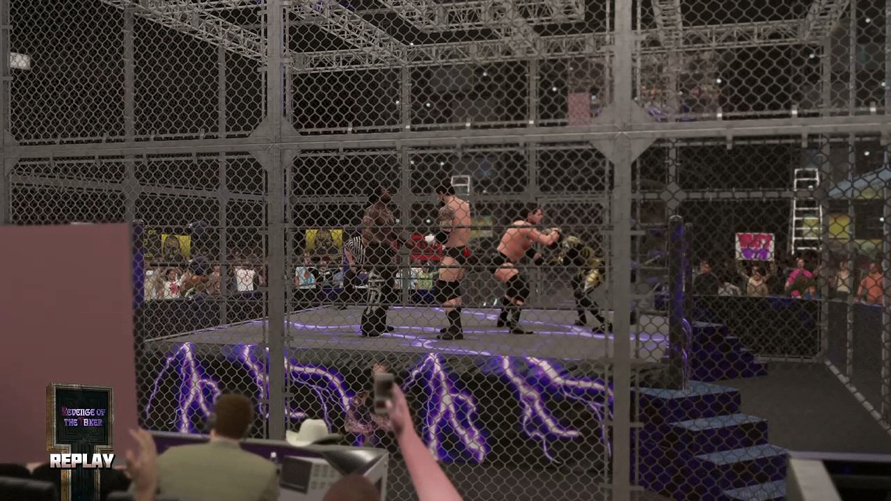 WWE 2K16 blackpool brawlers v golden truth highlights