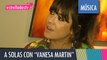 Entrevista a la cantante Vanesa Martin en Argentina.