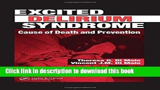 PDF  Excited Delirium Syndrome: Cause of Death and Prevention  Free Books