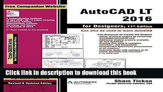 Ebook AutoCAD LT 2016 for Designers Free Online