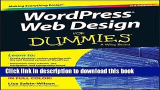 Books WordPress Web Design For Dummies Full Online