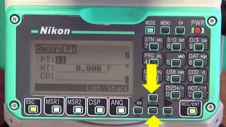 Total Station 20 - Recording Data: Measuring and Recording