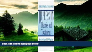 Full [PDF] Downlaod  Depression: Theories and Treatments  READ Ebook Full Ebook Free