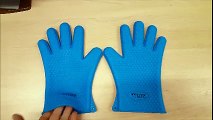 TTLIFE 1 Pair FDA Approved Silicone Heat Resistant BBQ Grill Oven Gloves Reviews