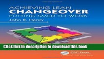 Ebook Achieving Lean Changeover: Putting SMED to Work Full Online