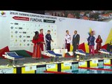 Men's 100m Backstroke S9 | Medals Ceremony | 2016 IPC Swimming European Open Championships Funchal