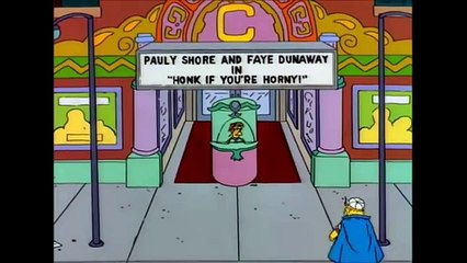 The Simpsons - Fat Homer at Movie Theater